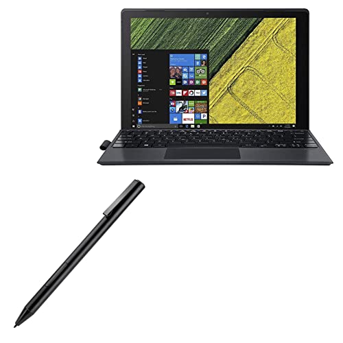 BoxWave Stylus Pen Compatible with Acer Switch 5 SW512-52 - ActiveStudio Active Stylus 2019, Electronic Stylus with Ultra Fine Tip - Jet Black