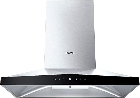 36 Inch Range Hood 1200 CFM, Kitchen Vent Hood with High Suction Power, Brushless Motor, Touch Control, LED Lights, Stainless Steel Wall Mount or Under Cabinet, Carbon Filter for Odor Removal