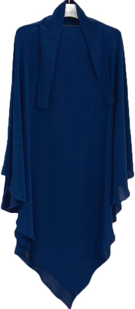 Women Muslim Long Khimar Ramadan Eid Prayer Garment Hijab Dubai Middle East Hijab Solid Color Hijab Islamic Arab Burqa
