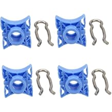 4 Pack Window Regulator Sliding Pivot Clips Fits Volvo XC70 2003-2007|Volvo XC90 2003-2014|Volvo S60 2001-2009|Volvo S80 1999-2006|Volvo S90/V90 1997-1998|Volvo V70 2001-2007