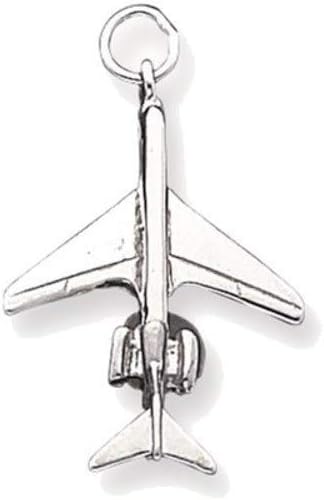 Sterling Silver Airplane Charm