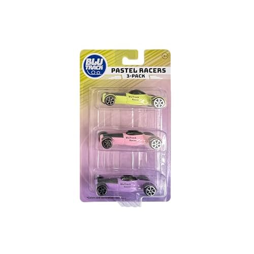Blu Track Racers 3 Pack Pastel
