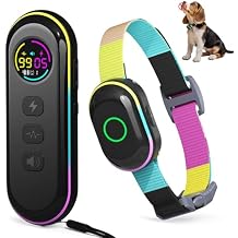 2-in-1 Dog Shock Collar and Bark Collar for Dogs 2000FT Dog Training Collar with Remote, IP67 Waterproof e Collar with Anti-Bark/Beep/Vibration/Shock Modes for Small Medium Large Dog