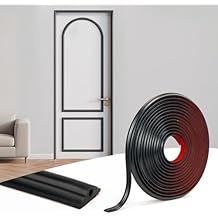 Art3d 30Ft Flexible Peel and Stick Crown Molding Trim, Self-Adhesive Panel Moulding Decor Lines for Wall Door Cabinet Frame, Mirror Window Borders & Home DIY, Black