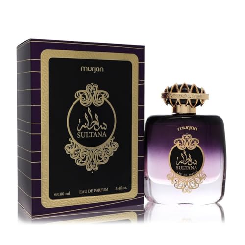 Dumont Murjan Sultana Eau De Parfum - Womens Elegant Perfume with Bergamot, Rose & Amber - Arabic Long Lasting Scent - 3.4 oz