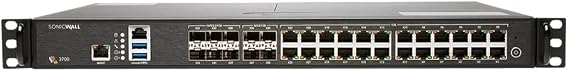 SonicWall NSa3700 SecureUpgradePlus | 2YR Essential Edition | NSa3700 Gen7 Firewall with 2 Year Essential Protection Service Suite | Enterprise Unit with Threat Protection (02-SSC-8206)