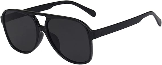 Retro Sunglasses, Polarized 70S Trendy Sun Glassesfor Women,Square Retro Classic Aviator Sunglasses for Men for Driving