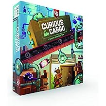 Capstone Games: Curious Cargo, Strategy Board Game, 6 Unique Player Boards Included and 2 Game Modes, Competitive 2 Player Game, Ages 12 and Up, 30 to 60 Minute Play Time