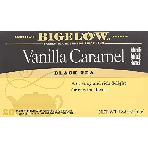 Bigelow Tea Vanilla Caramel 20 Bags Pack of 4