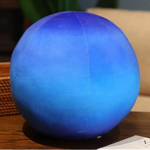 10.6Inch27cm Super Cute Sun Plush Soft Pillow, Soft and realisticNeptune, Jupiter, Uranus, Venus, Mercury Stuffed Plush Toy for Learning Science, Astronomy, Space, Blue Planet, Toy Neptune