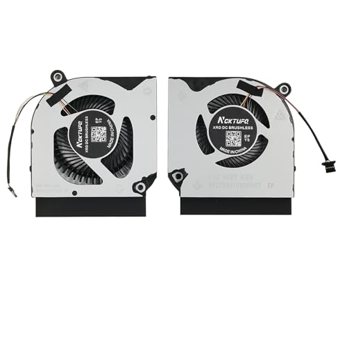 CPU&GPU Cooling Fan Compatible with ACER Nitro 5 AN515-44 AN515-45 AN515-55 AN515-56 AN515-57 AN517-41 AN517-52 AN517-54, 4-Wire 4-pin, PN DC28000X1F0 DC28000QDF0 DC28000X0F0 DC28000QEF0