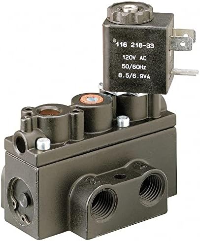 Ingersoll Rand A212SS-024-D ARO Alpha Valve | Features 1/4" NPT, includes 24-volt AC/DC solenoid coil, controls pneumatic flow and pressure
