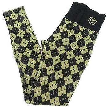 Loud Mouth Colorado Buffaloes Leggings (Argyle) - M/L Slim FIT! Multicolor