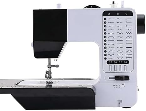 Portable Embroidery Machine,Industrial Sewing, Extension Table & LED Light for Beginners & Pros - Ideal for Home Crafting