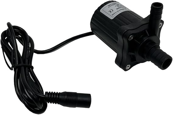 SHYSKY DC40-2470 5-24V 28.8W Micro Brushless DC Water Pump 7M 22ft Lift, 174GPH Flow, Magnetic Drive Centrifugal Submersible Water Pump, for CPU Cooling, Low noise, IP68 Waterproof