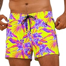 Tucann Men's Trunks 3" Compression Liner Quick Dry Zipper Pocket Chlorine Resistan 4 Way Stretch Swim Shorts for Men
