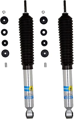 Bilstein 24-274951 Pair of 5100 Front Monotube Shocks fits 2017 2024 F250 F350 Super Duty 4WD w 2-2.5 Front Lift - Improves Ride Quality & Handling