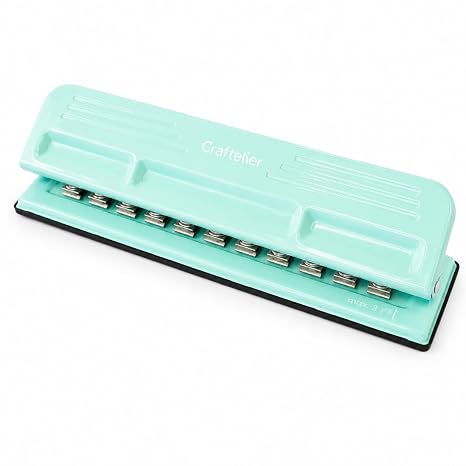 Craftelier - 11-Hole Discbound Planner Punch for Journals & Disc Notebooks