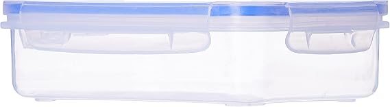 Aristo Lock & Fresh 210 Plastic Storage Container - 700 ML, Transparent Clear, medium (LOCK&FRESH210) (19 x 13 x 5.5cm)