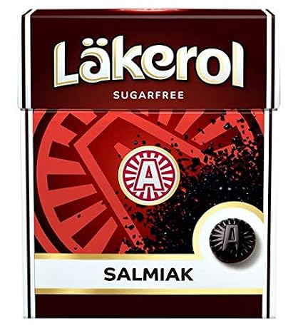 Cloetta Lakerol Salmiak Pastilles 48 Box of 25g