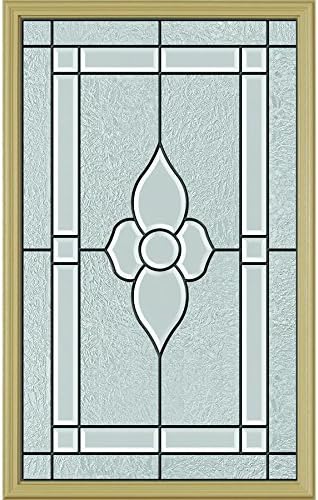 ODL Nouveau Door Glass - 24" x 38" Frame Kit, Patina Caming