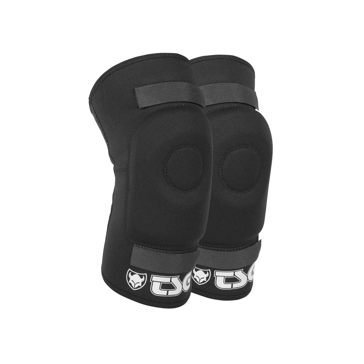 TSG Knee Gasket Brace AD for Skateboard Knee Pads, Lateral Steel Springs, Soft Padding, Pull Over Design, Certified, Swiss Black