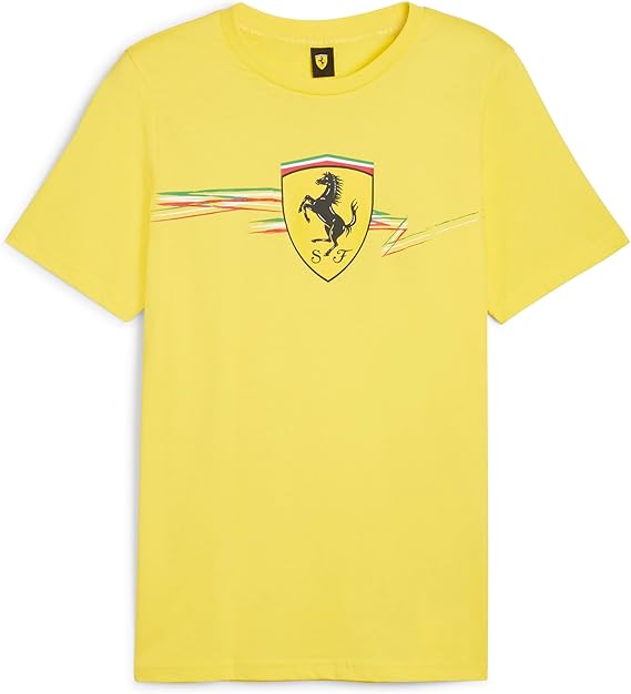 PUMA Men's Scuderia Ferrari Race Big Shield T-Shirt