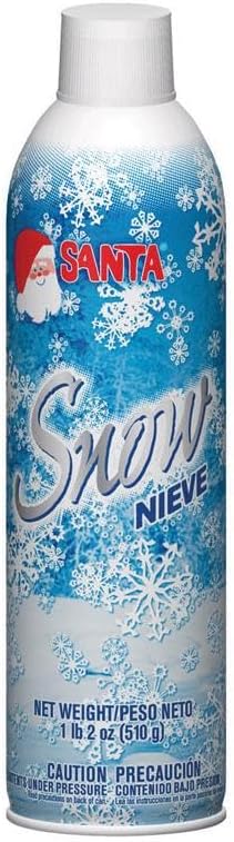18 Ounce White Spray Snow -- Case of 12