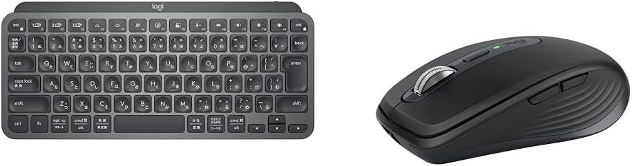Logitech MX KEYS mini KX700GRd Minimalist Wireless Keyboard, Graphite, Rechargeable, Bluetooth, Logi Bolt Not Unifying, USB-C-A, Japanese Arrangement, Wireless KX700, Domestic Authentic Product  MX