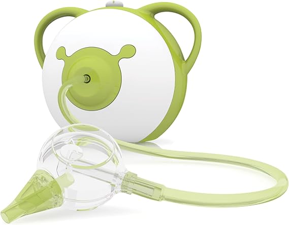 Nosiboo Pro Nasal Aspirator for Babies | Electric Nose Sucker (Green)