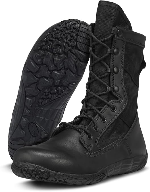 Belleville Mini Mil TR102 Minimalist Tactical Boots for Men, Zero-Drop