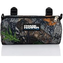 Chase Harper USA Bicycle Barrel Bag - Water-Resistant, Tear-Resistant, Industrial Grade Ballistic Nylon with Universal Mounting System - Backwoods Camo
