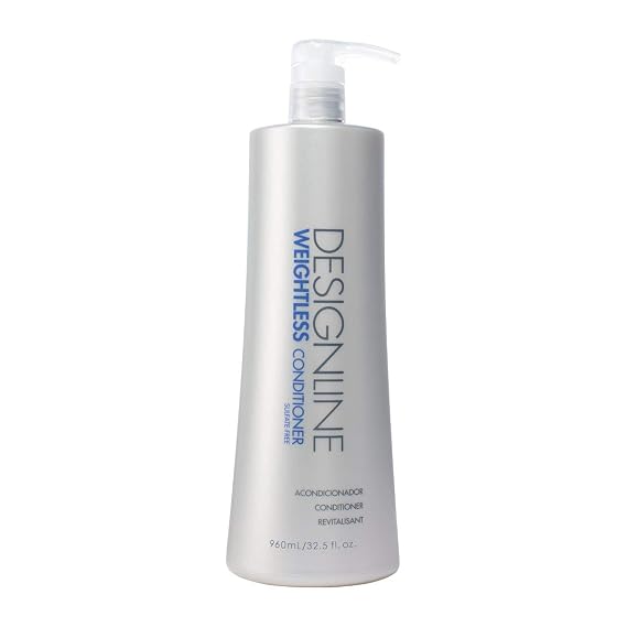 Weightless Conditioner, 32.5 oz - Regis DESIGNLINE - Sulfate Free and Color Safe Soothing Conditioner with Oils for Enhanced Shine. Body and Heat Protection