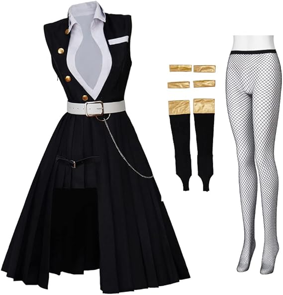 MelangCos Tengen Uzui Cosplay Costume Outfit Sexy Dress Set for Women