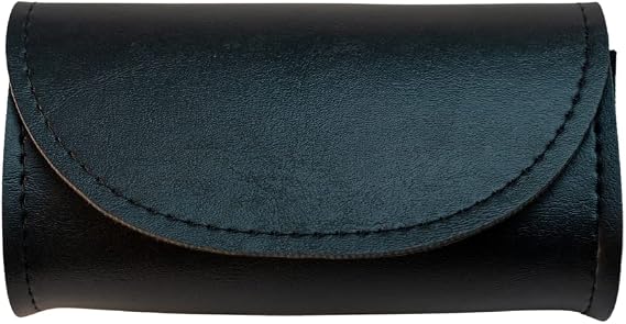 Dowco Willie & Max 58611-00 Synthetic Leather Motorcycle Windshield Bag/Handlebar Pouch: Black, Universal Fit