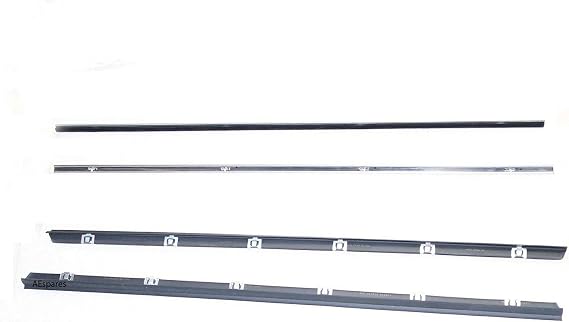 AEspares Suitable For Suzuki Samurai SJ410 SJ413 Door Window Trim Molding Garnish Felt Whisker
