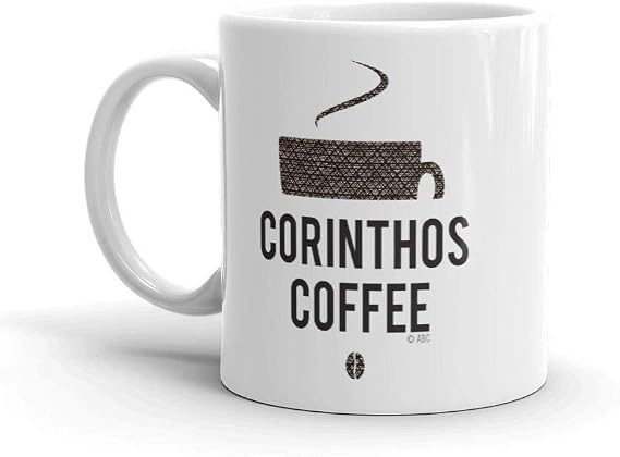 ABC General Hospital Corinthos Coffee White Mug - 11 oz