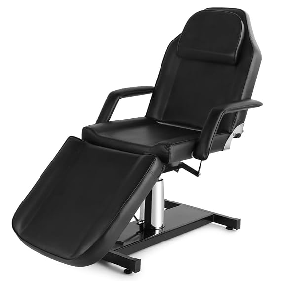 Hydraulic Facial Massage Table For Lash, Tattoo, Spa & Beauty Salon