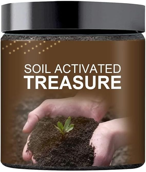 200g Soil Activated Treasure -You Will Be Amazed! Premium Soil Activated Essence Flower Fertilizer, Activators for Raised Garden Beds, Potting Mix, Lawns
