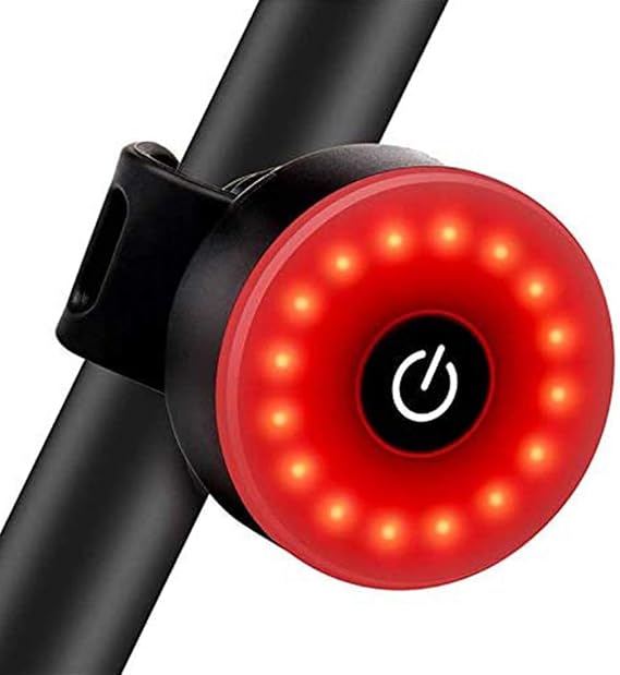 自転車用テールライト、ipx5防水usb充電式led自転車ライト、超高輝度自転車ledテールライト、5つのモードを備えた自転車ブレーキテールライト、ロードバイクヘルメット用安全リア懐中電灯