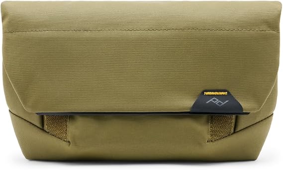 Peak Design Field Pouch V2, Kelp, 2-in-1 Organizer and Sling Bag, Adjustable Shoulder Strap and Integrated Belt Loops, Weatherproof Nylon Canvas, Organizer Pouch or Carry Bag for Men and Women