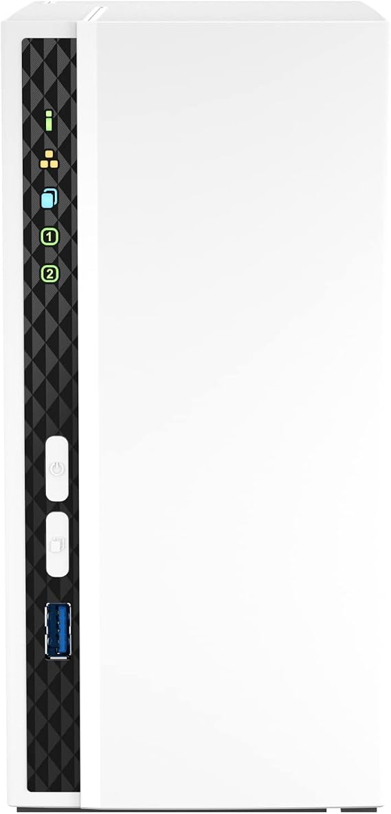 QNAP TS-233-US 2 Bay Affordable Desktop NAS with ARM Cortex-A55 Quad-core Processor and 2 GB RAM