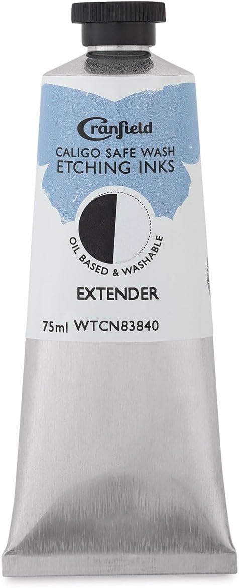 Cranfield Caligo, Safe Wash Etching Ink, 75ml Tube, Extender, WTCN83840