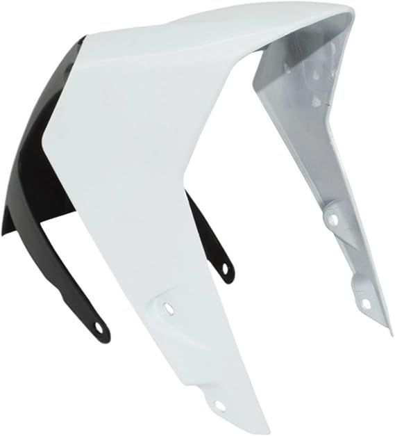Motorcycle Front Wheel Hugger Fender Mudguard Mudsplash Compatible with KTM Duke 125 250 390 Duke390 2017 2018 2019 2020 2021 2022 2023 2024(White Black)