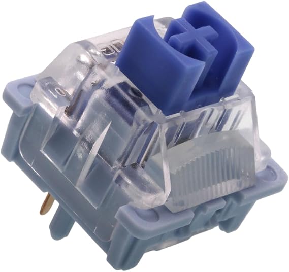 Leobog Iris Silent Switch Linear 35g Pre-Lubed 5-Pin Hot-Swap POM Stem for MX Mechanical Keyboard (35 PCS)