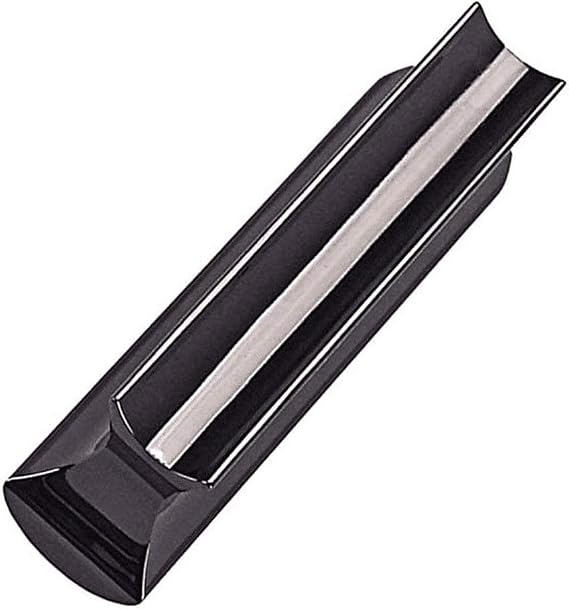 Tzong Metal Tone Bar Guitar Slide, Lap Steel Bass Slide Bar, Black