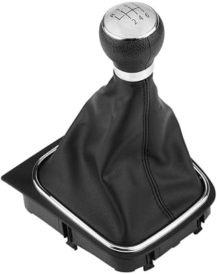 KIMISS 6 Speed Car Gear Shift Knob Lever Stick Gaitor Boot Cover for Golf 6 MK5 MK6 for Jetta 2005-2014