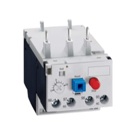 Lovato Electric RF381800 Motor Protection Relays, Phase Failure/Single Phase Sensitive. Three Pole (Three Phase), Manual or Automatic Resetting. Direct Mounting On Bf09 - Bf38 Contactors, 13...18A