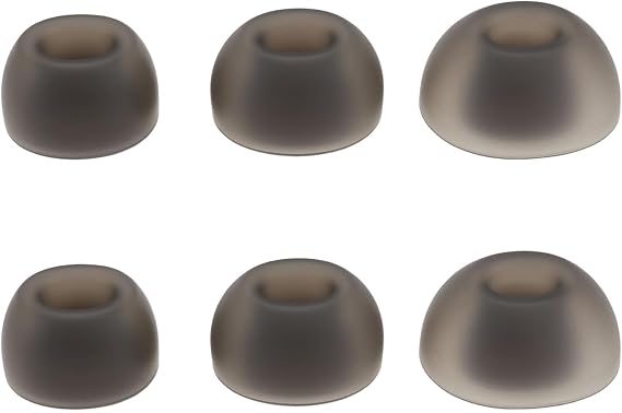 3Pairs Silicone EarTips S/M/L Compatible with Anker Soundcore Liberty 4 Nc P40i Life P2 P3 A20i
