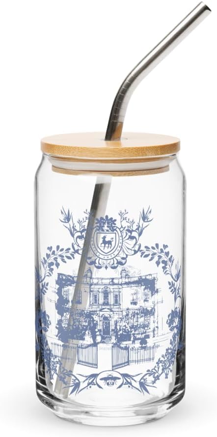Bridgerton Family House Can-Shaped Glass - Officially Licensed